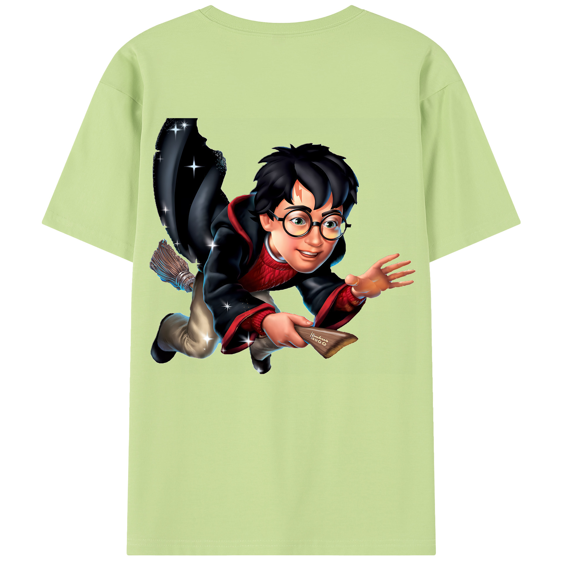 （画像用） Harry Potter ハリー・ポッターシリーズ 綿100％半袖Tシャツ（背面プリント）